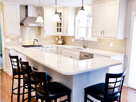 Onondaga kitchen island remodel