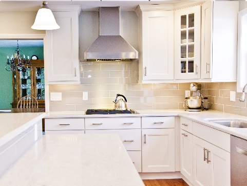 kitchen remodel onondaga hill tile backsplash stainless steel hood